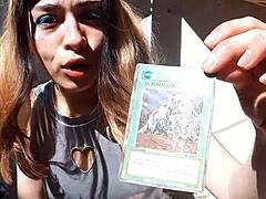 bonneyuwu flaunts her sexy body and cards cosplay style