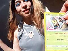 bonneyuwu flaunts her sexy body and cards cosplay style