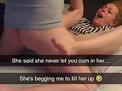 cheating milf wife creampied raw on snapchat you watching?