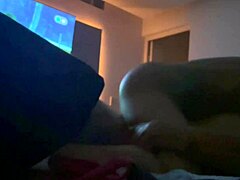 real amateur couple with huge black ass gets wild and narrow