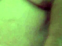 milf stepmom plays pussy in bathtub then rides stepson for cum on boobs