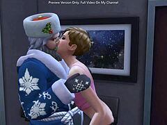 What if santa bends spoiled rich teen over for rough monster cock christmas pounding?