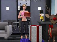 What if santa bends spoiled rich teen over for rough monster cock christmas pounding?