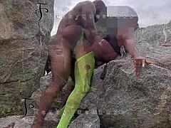 i seduced tourist guard bareback fucked him outdoor