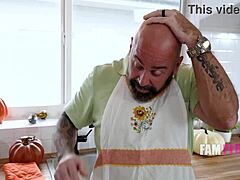 Pervy Pumpkins Step Papa Violet Gems Kitchen Cock Worship