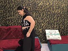 Pizza Guy Pounds Indian Lady's Big Tits Free!