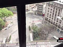 blonde and ebony swingers dive into wild interracial orgy