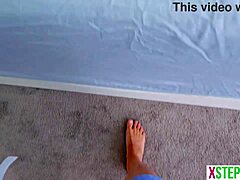 Watch tiny bratty stepsis Juniper Ren demand her petite tits fucked hard!