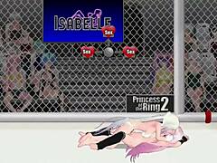 princess of the ring 2 isabel battles natasha in fierce lesbian wrestling catfight