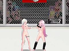 princess of the ring 2 isabel battles natasha in fierce lesbian wrestling catfight