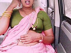 hot indian housewife sneaks car fuck with boyfriend dirty telugu talk