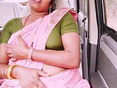 hot indian housewife sneaks car fuck with boyfriend dirty telugu talk