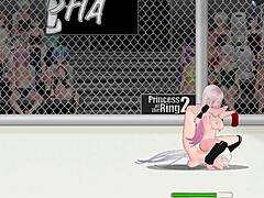 princess of the ring 2 isabel battles natasha in fierce lesbian wrestling catfight