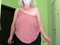 Watch mature milf jump rope boobs bounce