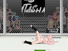 princess of the ring 2 isabel battles natasha in fierce lesbian wrestling catfight