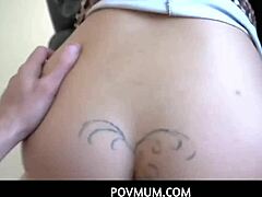 INKED BLONDE STEPMOM ANNA NICOLE WEST DRILLED DEEP!