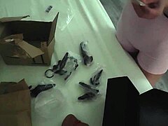 boyfriend's cock battles toy pussy and my hungry mouth