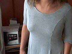 58 year old mature latina flashes natural tits before amateur fuck compilation