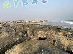 Watch This Milf Couple Flash Thongs Publicly At Bar And Beach