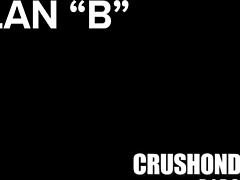 Quiet girl yields all three holes?