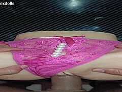 trailer candy's pink pearl thong pure anal delight