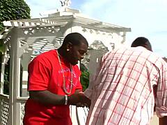 Chyanne Jacobs and Diamond Star bounce booties outdoors