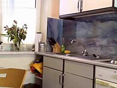 Skinny teen morena rides boyfriend's monster cock closeup