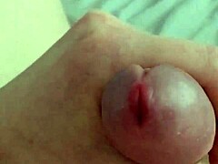 guy blasts epic cumshot across her skin