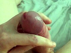 guy blasts epic cumshot across her skin