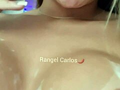 licking every drop he blasted all over my big tits? yes please!