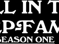 Stepmom rides stepson's monster cock doggystyle then begs for his hot cum load