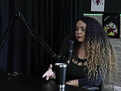 saucy interview overflows with filthy fun as charlottye bares all in sheer red on porn cast brazil - part 3!