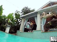 skinny gf's underwater blowjob hidden cam pov mofos