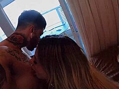Blonde and Redhead Pornstars Lick Balls Deepthroat Tease Pussy POV