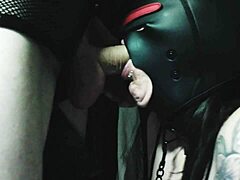 trailer-my lil bitch whipped for slut tits play then GAGS on big dick!