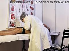 Nurse Gets Hard Patient Cock During Exam Gagging Deepthroat