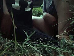 hey girls, outdoor panty masturbation leads to wild fly orgasm