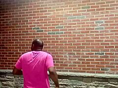 A teasing private striptease rips clothes off in steamy 70-degree heat