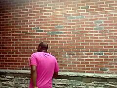 A teasing private striptease rips clothes off in steamy 70-degree heat