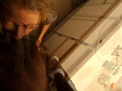 Southern Blonde Sucks Huge Black Cock on Miami Date!