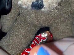 Slutty Arabian Girlfriend's Kinky BBC Food Fetish Orgy