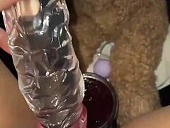 Slutty Arabian Girlfriend's Kinky BBC Food Fetish Orgy