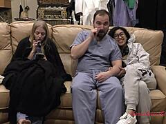 bratty jasmine rose cheerleader spreads pussy backstage 😈🏥👣