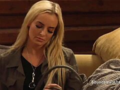 Bound Slave's Big Tits Whipped Hard!