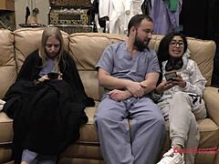 bratty jasmine rose cheerleader spreads pussy backstage 😈🏥👣