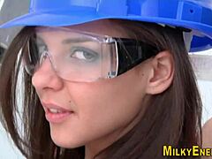 damn those creamy ass lesbians rimming messy with toys and milk