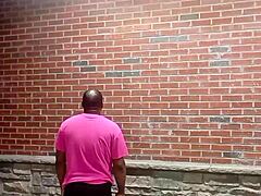 A teasing private striptease rips clothes off in steamy 70-degree heat