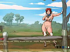 My best friend Sally rides cowgirl with lactating big tits pt 5