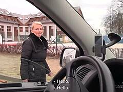 TakeVan covers shy blonde teacher's tight pussy with cum