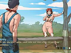 My best friend Sally rides cowgirl with lactating big tits pt 5